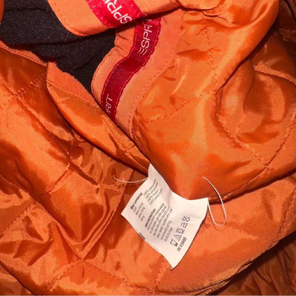 Esprit Terracotta Orange Y2K Outerwear Lined Trench Coat Jacket Retro Sz Medium - Picture 12 of 13
